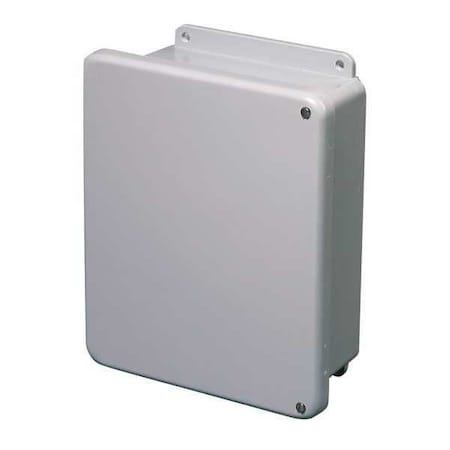Wiegmann HW-J181608CHSC Captive Screws Electrical Enclosures, 17.69 in H, 8.45 in D, 16 in W, 1, 12, 3R, 4X, 6P, Fiberglass