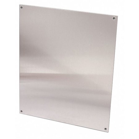Hubbell-Wiegmann HW-WM4836A Back Panel, 8 Gangs, Aluminum