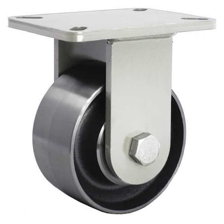 Hamilton R-SECJ-6FSH Plate Caster, Rigid, Heavy-Duty, 3500 lb.