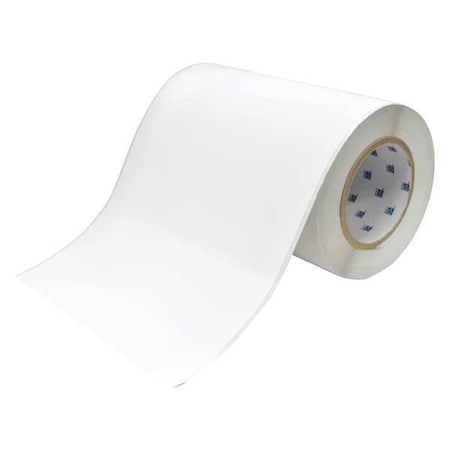 Brady J50C-8000-2569 Continuous Label Stock, White, Matte, 8 in W