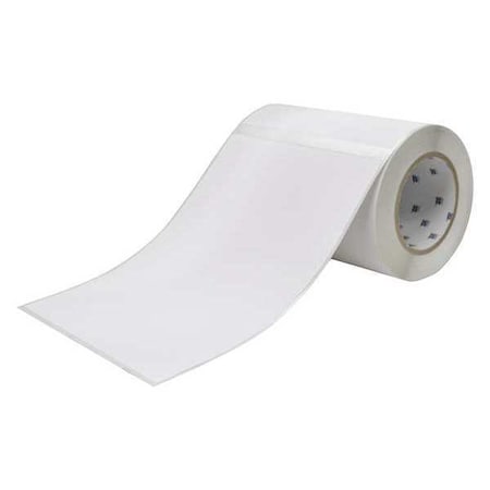 Brady J50-265-2595 Precut Label Roll, 10 in Label W, 7 in Label H, 100 Labels per Roll, White