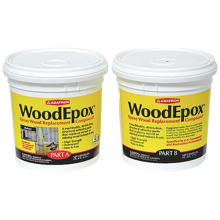 Abatron WE2GKR Putty, Pail, WoodEpox, Beige