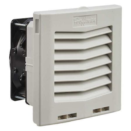 Nvent Hoffman HF0516414 Axial Fan, Square, Plastic, 6-1/8 in H