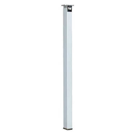 Detex F90KR 7FT Keyed Removable Mullion, Satin SS