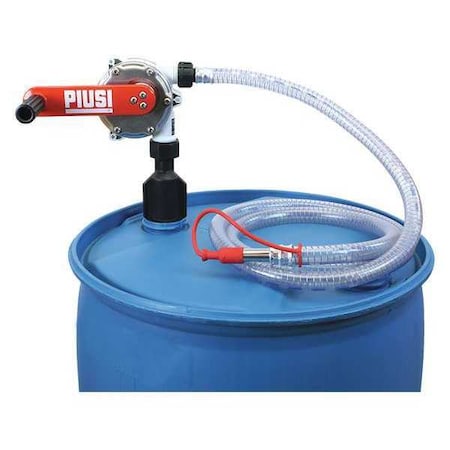 Piusi F00332A3A Hand Operated Drum Pump, 9 ft. 9
