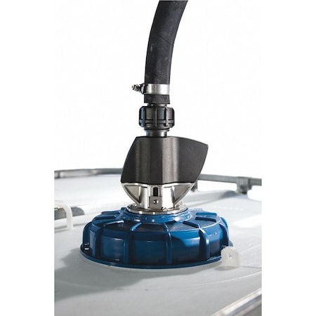 Piusi F1891000A Coupler, SSBody, 90Outlet, 3/4 in HoseBarb