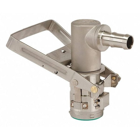 Piusi F1536000C Coupler, SSBody, 90Outlet, 3/4 in HoseBarb