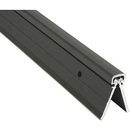 National Guard HD1100DKB-95 Piano Hinge, Aluminum Alloy, Concealed Mounting, 1 9/16 in Leaf W x 95 in Leaf H