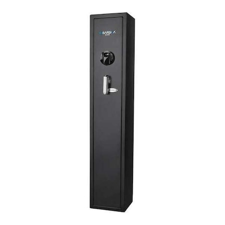 Barska AX12760 Rifle & Gun Safe, Biometric Lock, 66 lbs, 1.8 cu ft, Not Rated, (4) Rifles