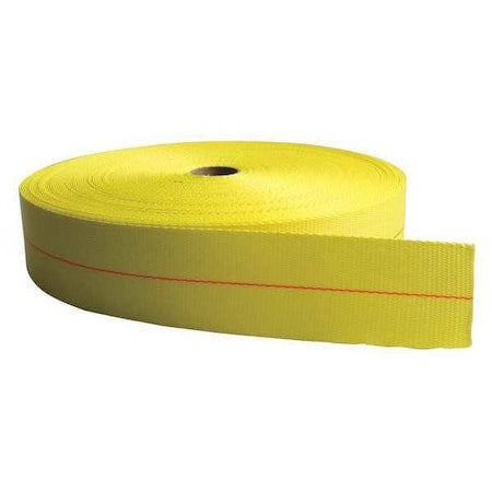Bulk-Strap PE03300PY Bulk Webbing, Yellow, 300 ft. L, 3
