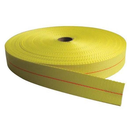 Bulk-Strap PE02300PY Bulk Webbing, Yellow, 300 ft. L, 2