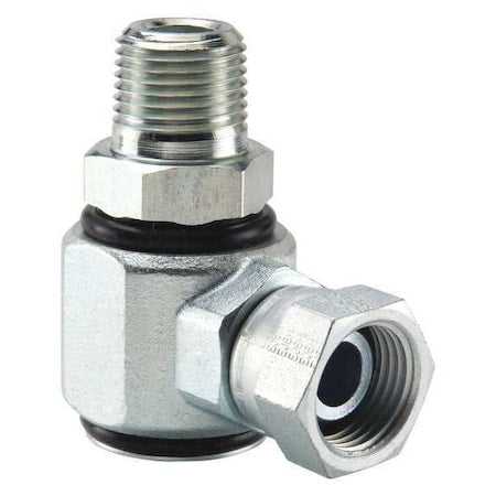 Parker S2107-12-12 Hydraulic Swivel Fitting, 90 deg. Elbow