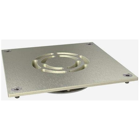 Bestcare WHFD-5SQ-2NH Square Floor Drain, Nickel Bronze/Cast Iron, 2