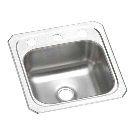 Elkay BCR151 Bar Sink 12 in x 10 in, 1, Top Mount
