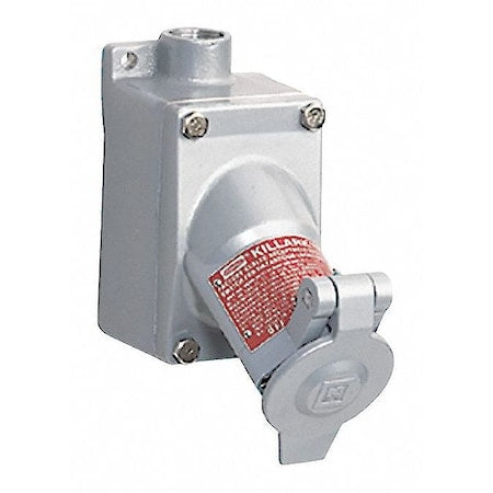 Hubbell Killark UGR4-20231QW 3W 2P 20A Hazardous Location Receptacle 120V AC 5-20R