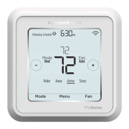 Honeywell Home TH6320WF2003/U WiFi Thermostat, 7, 5-2, 5-1-1 Programs, 3 H, 2 C, Wall Mount, Hardwired, 20/30V AC