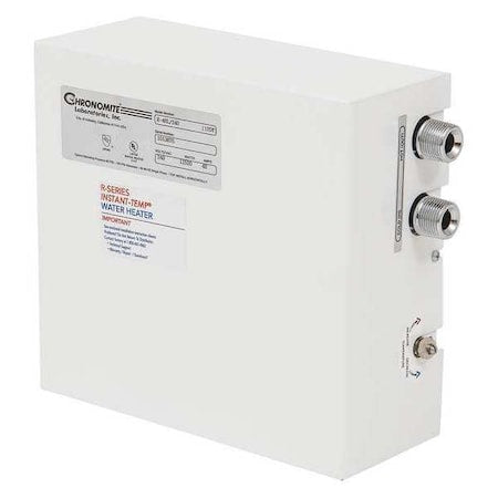 Chronomite R-63L/240 Elect Tankless Water Heater, 63A, 240V