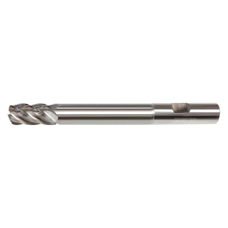 Micro 100 VLR-500-5-030K Corner Radius End Mill, Uncoated, 3