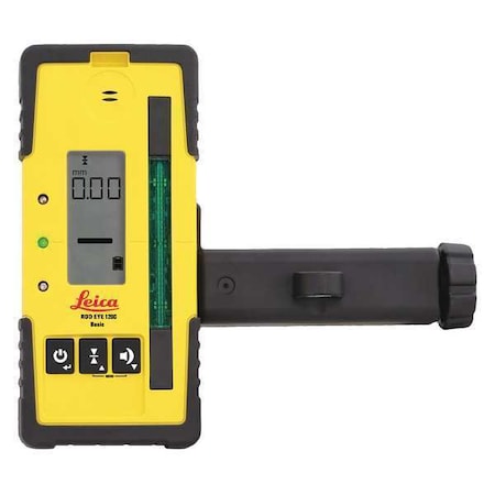 Leica Rod Eye-120G Laser Receiver, 1/4-20 Thread Sz, Plastic