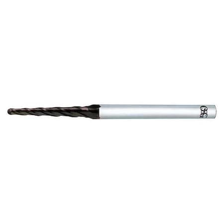 OSG 45810178 Tapered End Mill, 3.33 mm Large End dia.