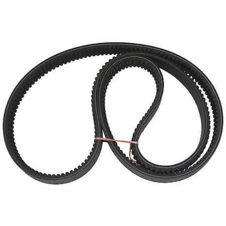 DAYTON 54TY14 Banded Cogged V-Belt, 2/BX128, BX, NR, 131 in, 21/32 in Top Width