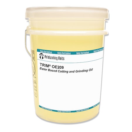 Trim OE209-5G Cutting Oil, 5 gal, Pail, Colorless to Pale Yellow