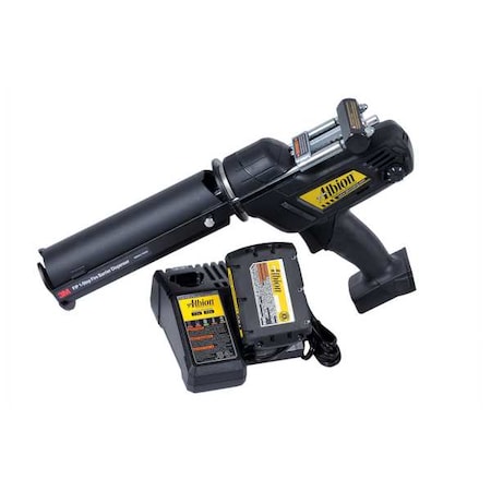 3M 00076308146146 Dispenser Gun Battery, Overall Height 4 in, Black