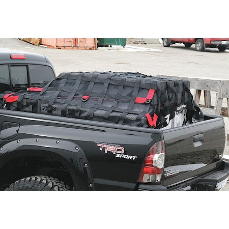 Quarantine Restraints QAB-SBN Cargo Net, 400 lb/in, Polyester, Black