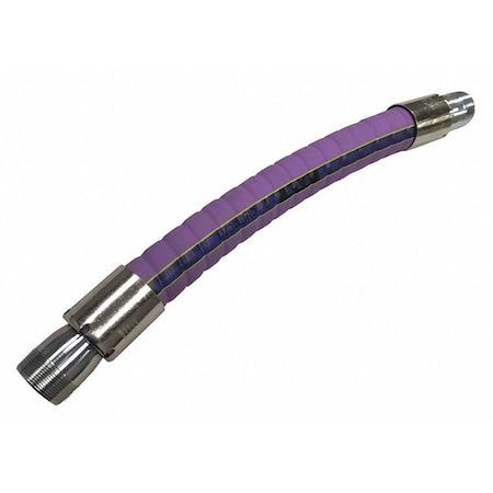 Boston H052324-PUR-50-SS-MPT Chemical Hose, 1-1/2