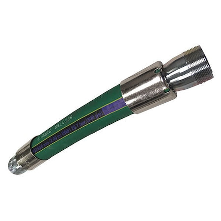 Boston H052316-GRN-50-SS-MPT Chemical Hose Assembly, 1