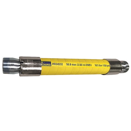 Boston H034548-15-SS-MPT Chemical Hose Assembly, 3
