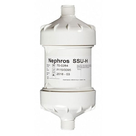 Nephros 70-0284 Inline Water Filter, 3 gpm, 2 1/2 in Dia