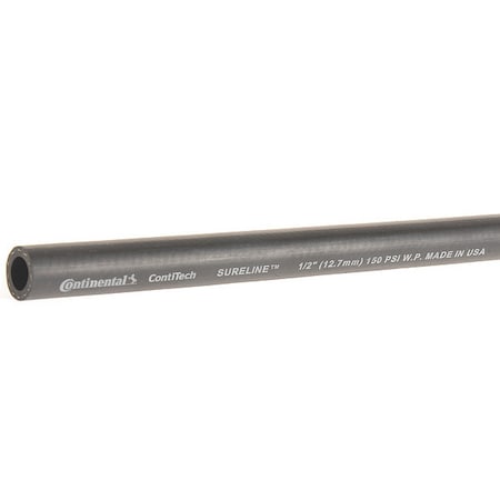 Continental CWH050-100-G 1/2 in ID x 100 ft L Garden Hose, EPDM Tube, Black