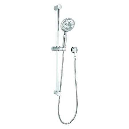 American Standard 1660774.002 Wall Mounted Shower Slide Bar Kit, Wall, Polished Chrome