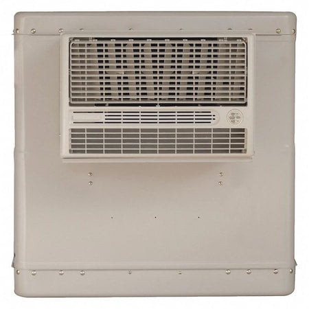 Champion Cooler RWC44 Window Evaporative Cooler, 4,000 cfm, 1,100 sq ft, 11 gal, 1/3 hp, Belt