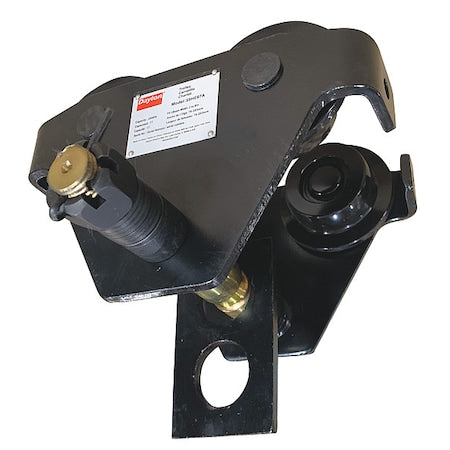 DAYTON 55HE67 Push Trolley, 2000 lb. Load Capacity