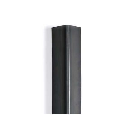 Acrovyn HC100C Corner Guard, Black, 9 27/32 ft H