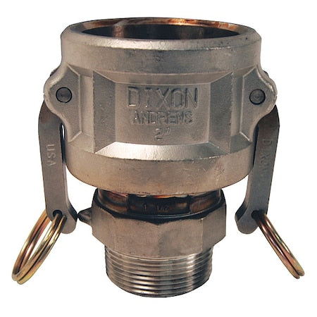 Dixon 3020-B-SS Camand Groove Coupling, Threaded, SS, Nitrile