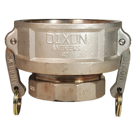 Dixon 4030-D-SS Camand Groove Coupling, Threaded, SS, Nitrile