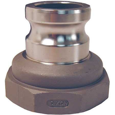 Dixon 3020-A-SS Cam and Groove Adapter, Threaded, SS