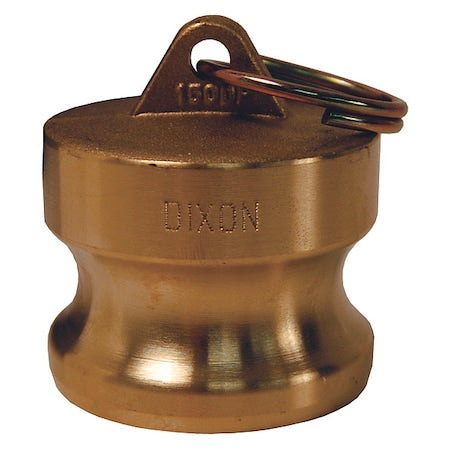 Dixon G500-DP-BR Cam Groove Cplng Plug, Type DP, Brass, Plug, 5