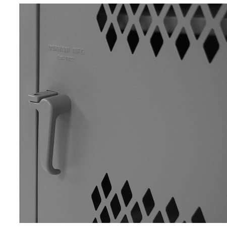 Durham MFG HDCL-242478-4S-95 Bulk Storage Locker, 24 in W, 24 in D, 78 in H, (1) Tier, (1) Wide