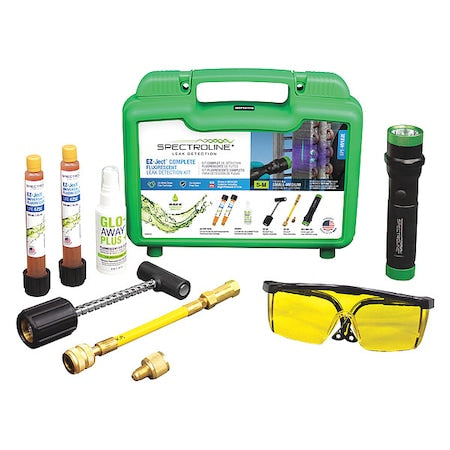 Spectroline SPE-HVLEZE Fluorescent Leak Detect Kit, Green, 0.5 oz