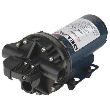 Delavan Fluid Power 5836-104C-SB Diaphragm Pump, Polypropylene, Santoprene, 115, 3.6 GPM 140 Degrees F
