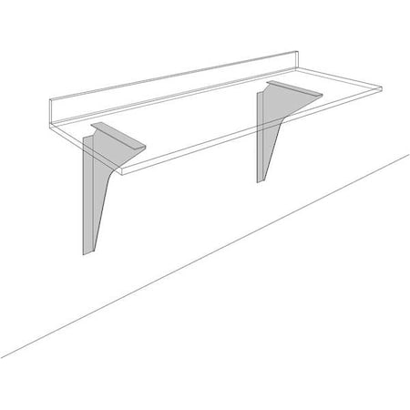 Instock GRFF-CTOP-18-2 Wall Mount Bracket Support