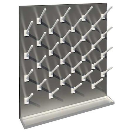 Instock GRV2430 Pegboard, Wall Mounting, 32 Number of Pegs
