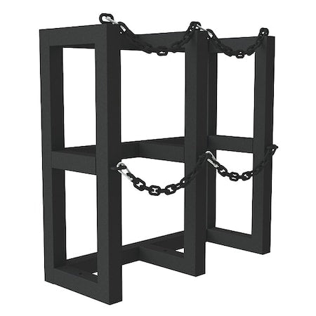 Durham MFG GCRV-301230-08T Gas Cylinder Rack, Steel Tubing, 12