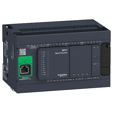 Schneider Electric TM241CE24R LogicController, 14Inputs, 10Outputs, 16GB