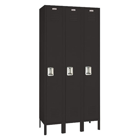 Lyon KKC50323SU Wardrobe Locker, 36 in W, 15 in D, 78 in H, (1) Tier, (3) Wide