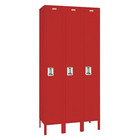 Lyon YFC50423SU Wardrobe Locker, 36 in W, 18 in D, 78 in H, (1) Tier, (3) Wide